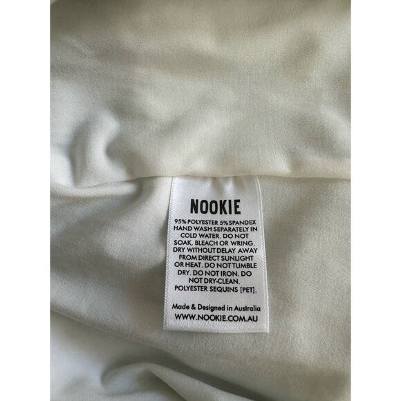 NWT Nookie Lovers Nothing Maxi Sequin Gown Mint M - Picture 12 of 16